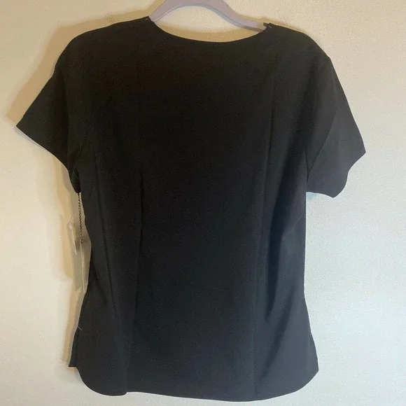 Koi Basics Scrub Top Kade 1011 V-Neck Black Medium - Picture 7 of 8